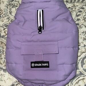 Spark Paws Medium Purple Dog Jacket